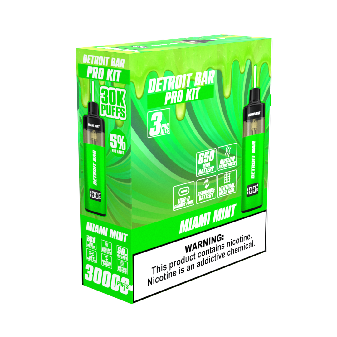 Miami Mint - Detroit Bar Pro Kit 30K Puffs
