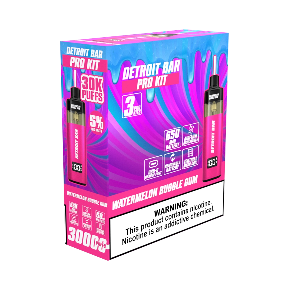 Watermelon Bubble Gum - Detroit Bar Pro Kit 30K Puffs