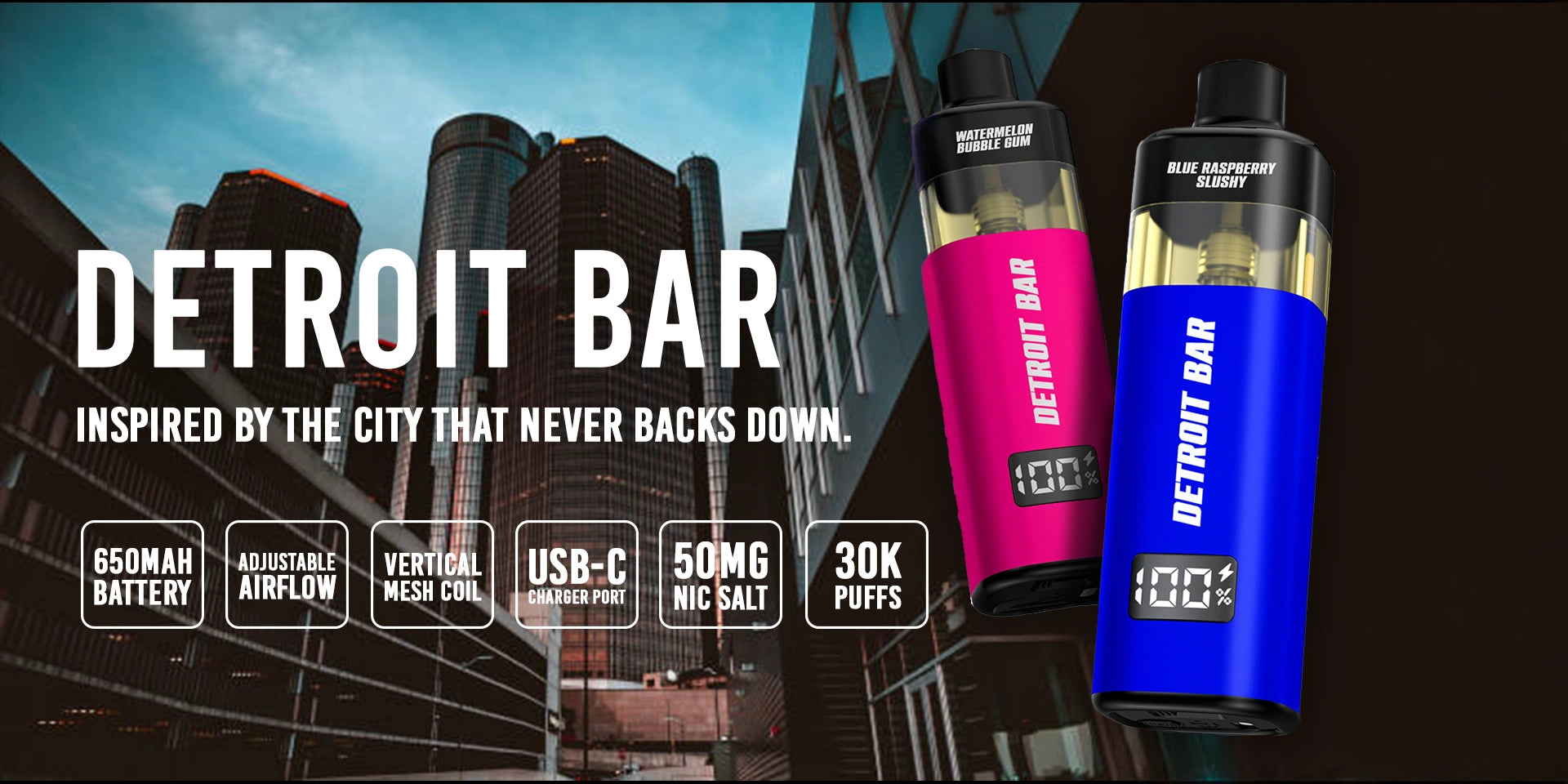 Detroit Bar | Premium Disposable Vapes & Pro Kits Detroit Bar Detroit Bar | Premium Disposable Vapes & Pro Kits Detroit Bar