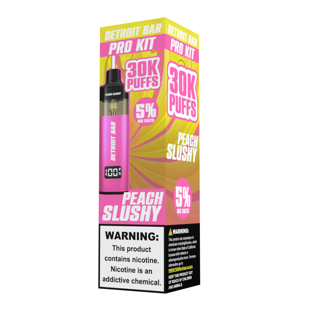 Peach Slushy - Detroit Bar Pro Kit 30K Puffs