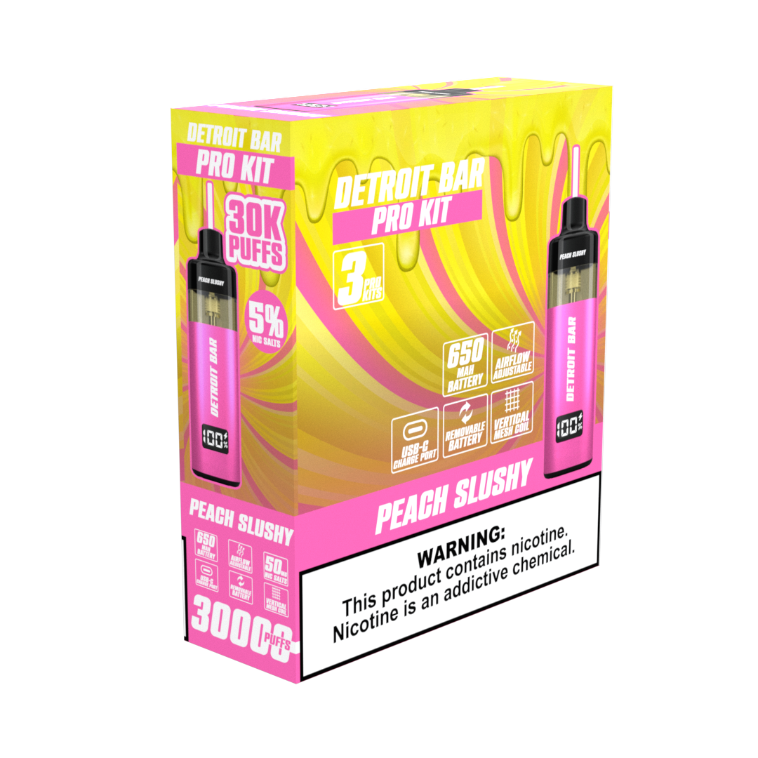 Peach Slushy - Detroit Bar Pro Kit 30K Puffs