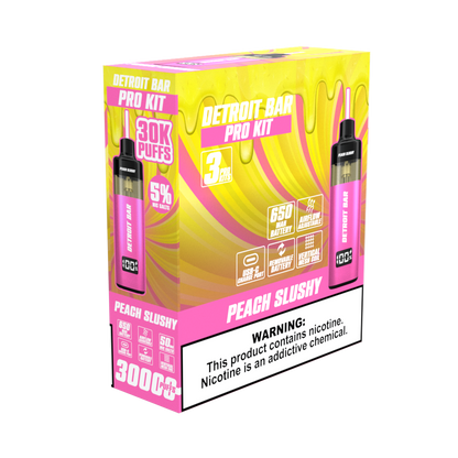 Peach Slushy - Detroit Bar Pro Kit 30K Puffs