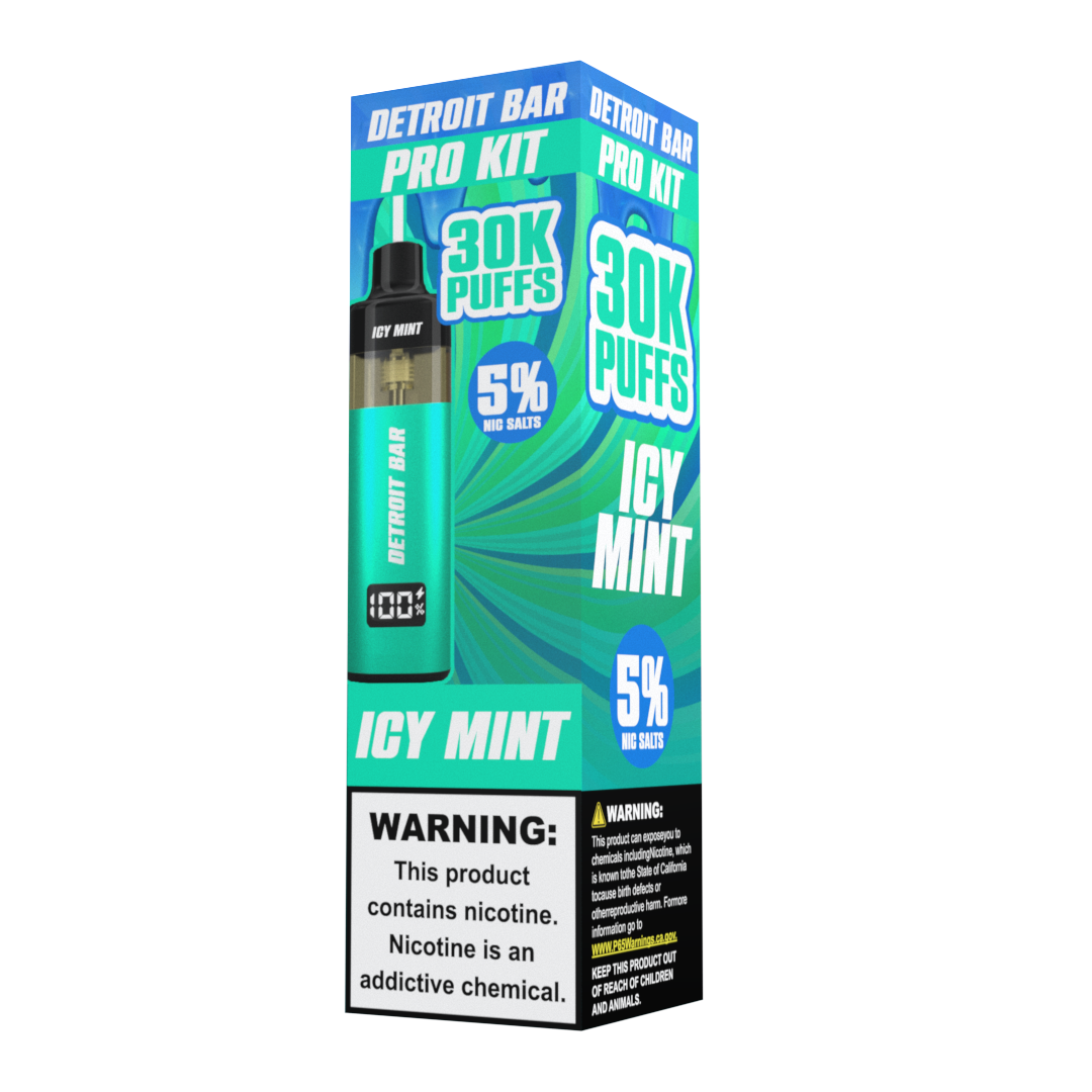 Icy Mint - Detroit Bar Pro Kit 30K Puffs