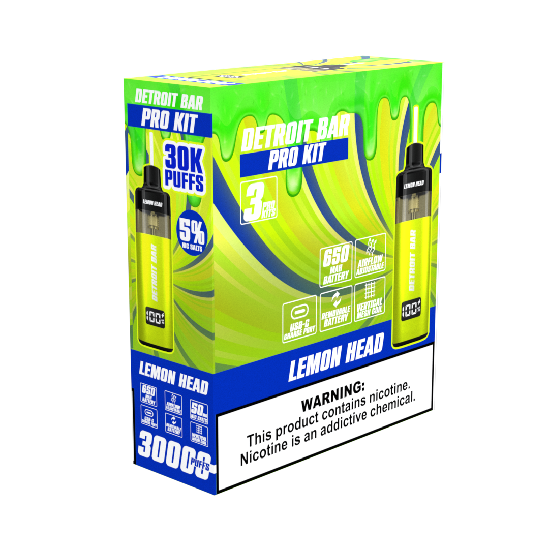 Lemon Head - Detroit Bar Pro Kit 30K Puffs