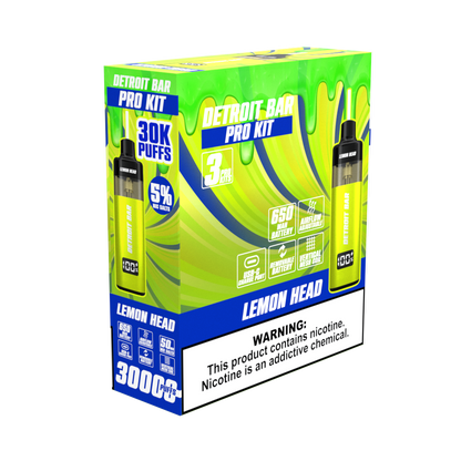 Lemon Head - Detroit Bar Pro Kit 30K Puffs