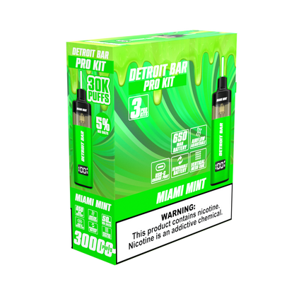 Miami Mint - Detroit Bar Pro Kit 30K Puffs