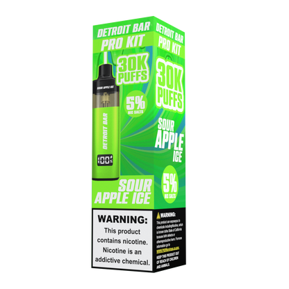 Sour Apple Ice - Detroit Bar Pro Kit 30K Puffs