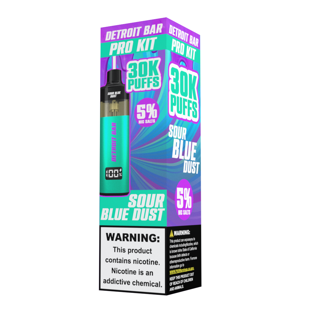 Sour Blue Dust - Detroit Bar Pro Kit 30K Puffs