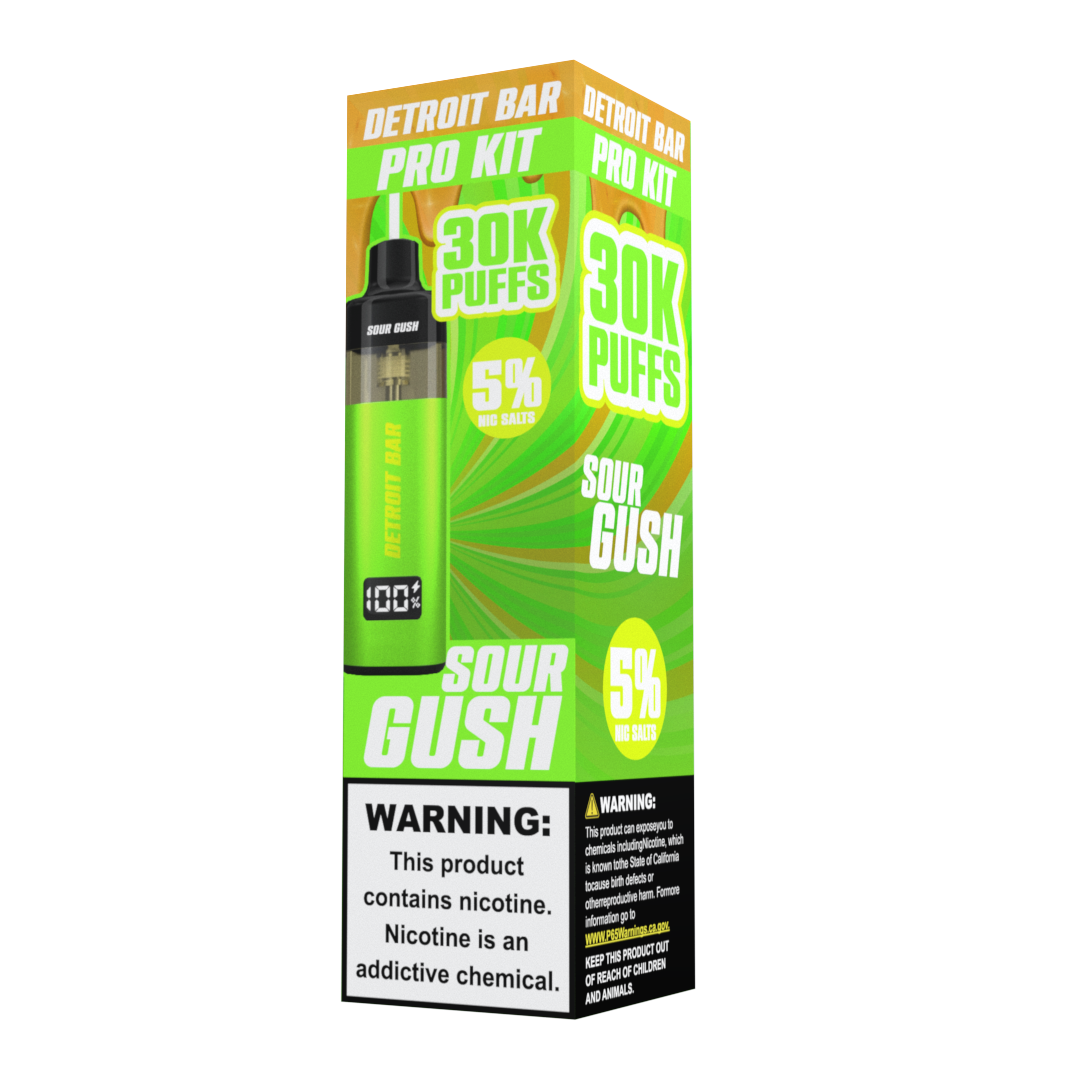Sour Gush - Detroit Bar Pro Kit 30K Puffs