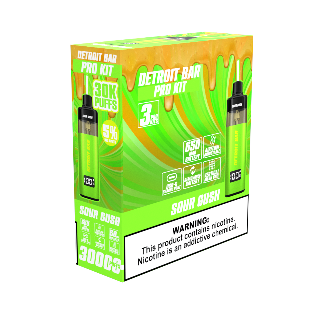 Sour Gush - Detroit Bar Pro Kit 30K Puffs