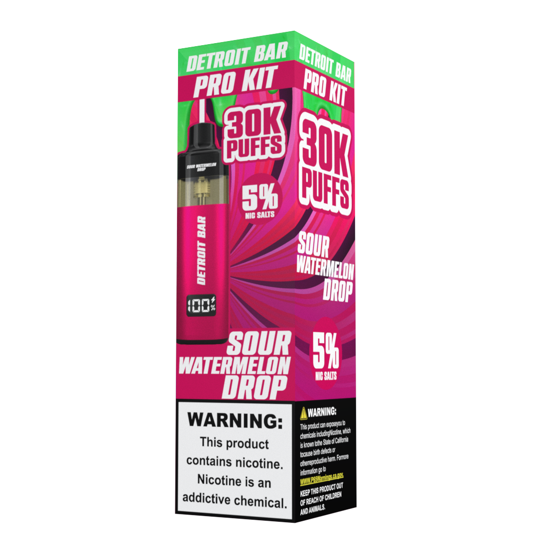 Sour Watermelon Drop - Detroit Bar Pro Kit 30K Puffs