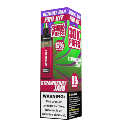 Strawberry Jam - Detroit Bar Pro Kit 30K Puffs