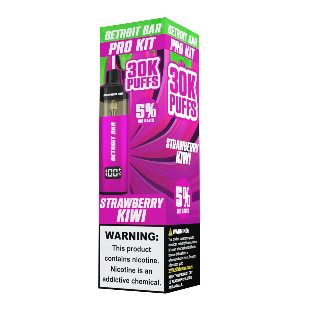 Strawberry Kiwi - Detroit Bar Pro Kit 30K Puffs
