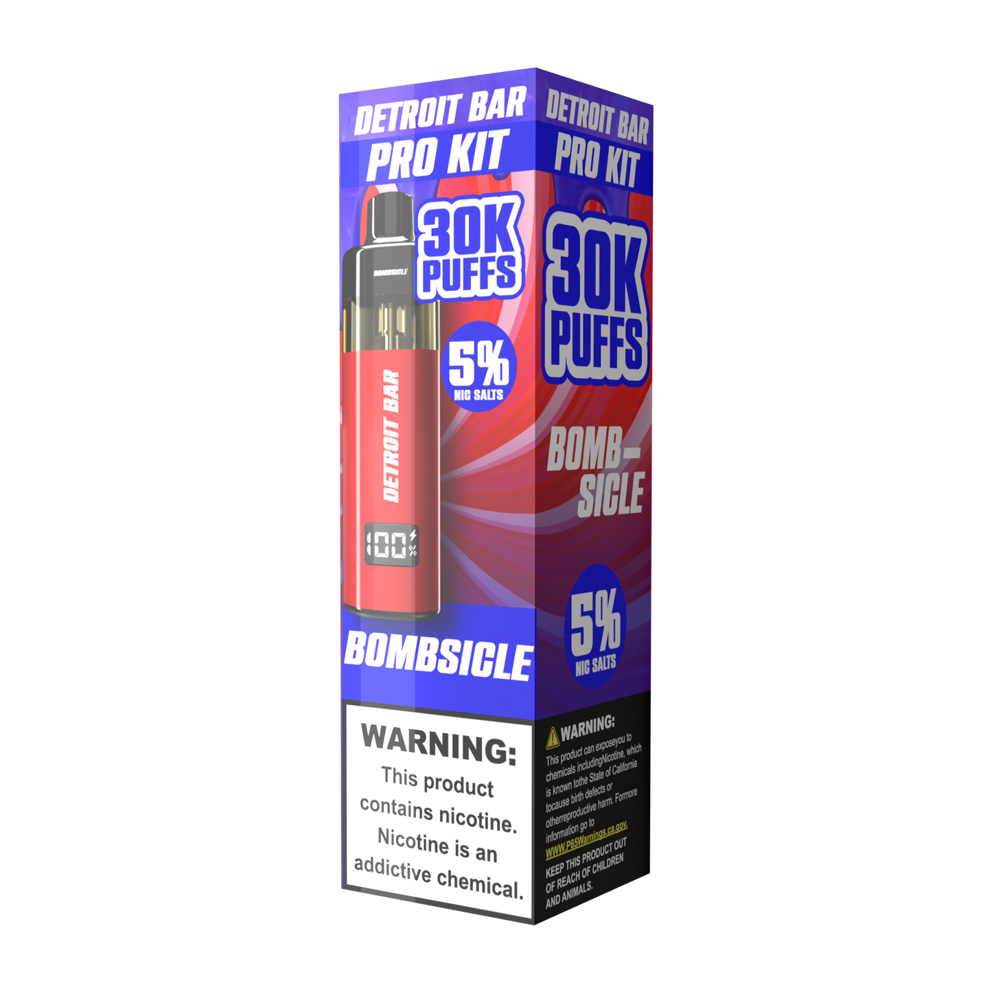 Bombsicle - Detroit Bar Pro Kit 30K PuffsS