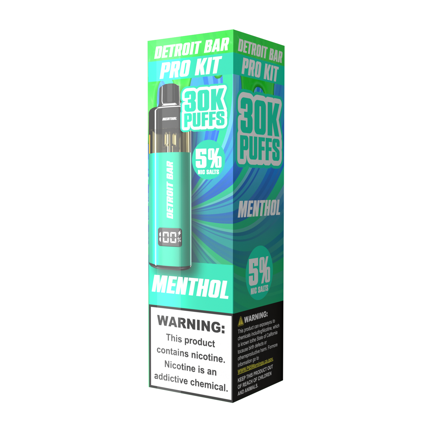 Menthol - Detroit Bar Pro Kit 30K Puffs