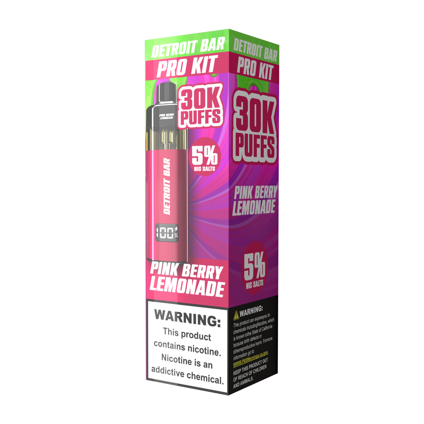 Pink Berry Lemonade - Detroit Bar Pro Kit 30K Puffs