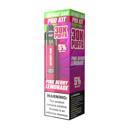 Pink Berry Lemonade - Detroit Bar Pro Kit 30K Puffs
