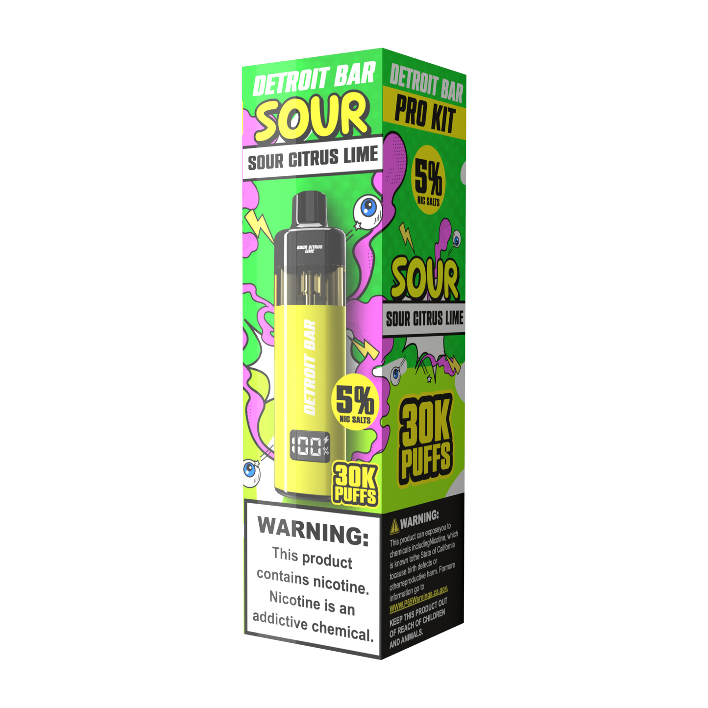 Sour Citrus Lime - Detroit Bar Pro Kit 30K Puffs