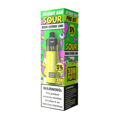 Sour Citrus Lime - Detroit Bar Pro Kit 30K Puffs