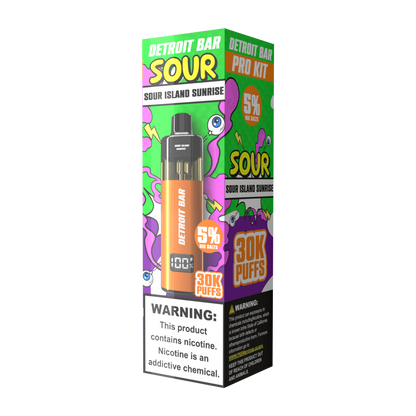 Sour Island Sunrise - Detroit Bar Pro Kit 30K Puffs