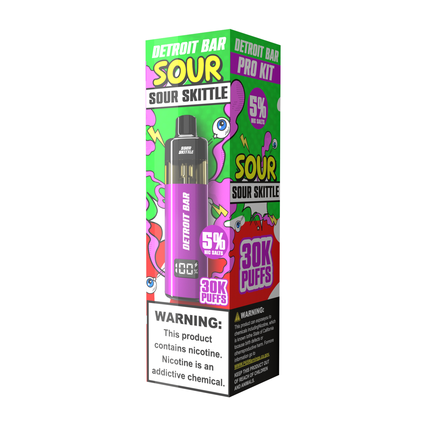 Sour Skittle - Detroit Bar Pro Kit 30K Puffs