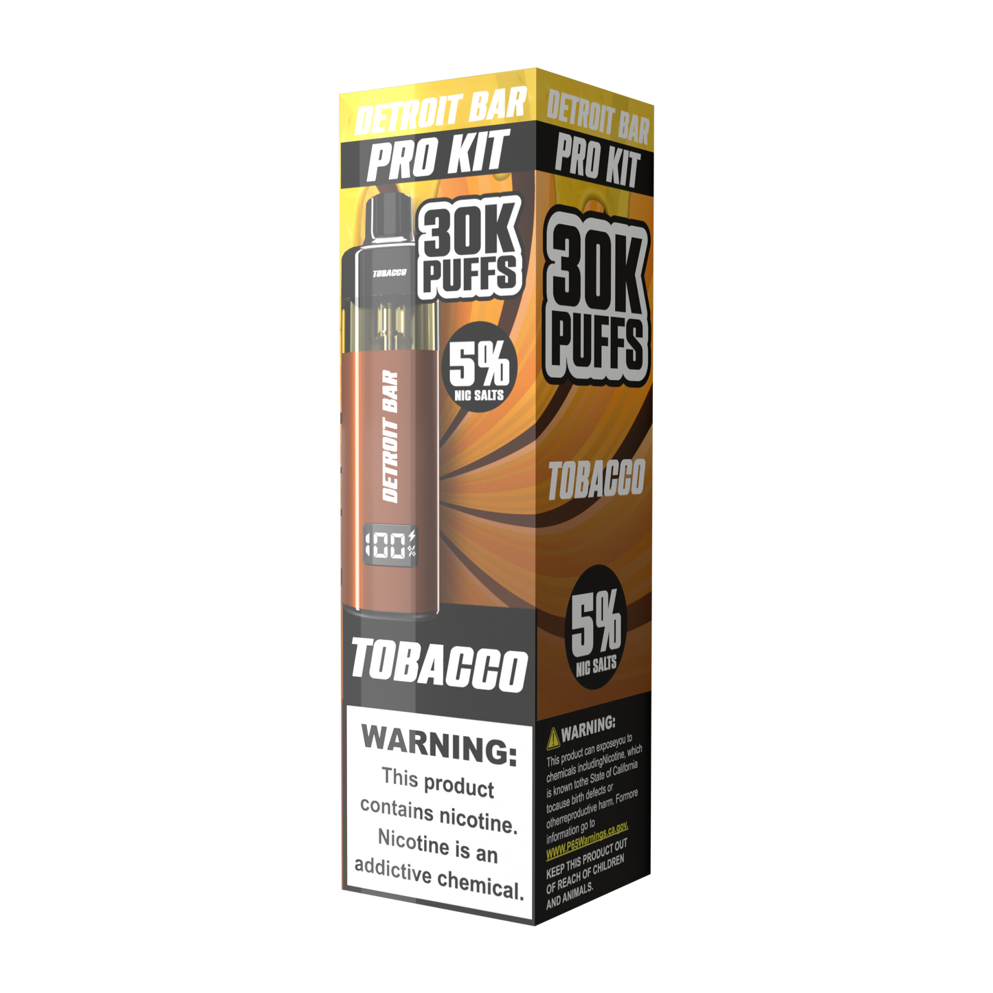 Tobacco - Detroit Bar Pro Kit 30K Puffs