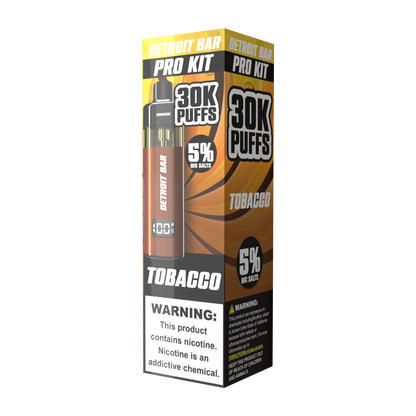 Tobacco - Detroit Bar Pro Kit 30K Puffs