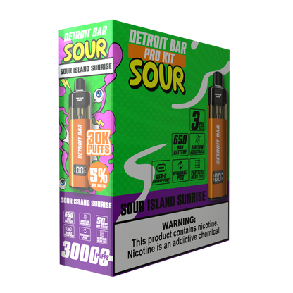 Sour Island Sunrise - Detroit Bar Pro Kit 30K Puffs