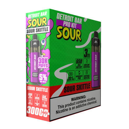 Sour Skittle - Detroit Bar Pro Kit 30K Puffs