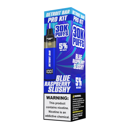Blue Raspberry Slushy - Detroit Bar Pro Kit 30K Puffs