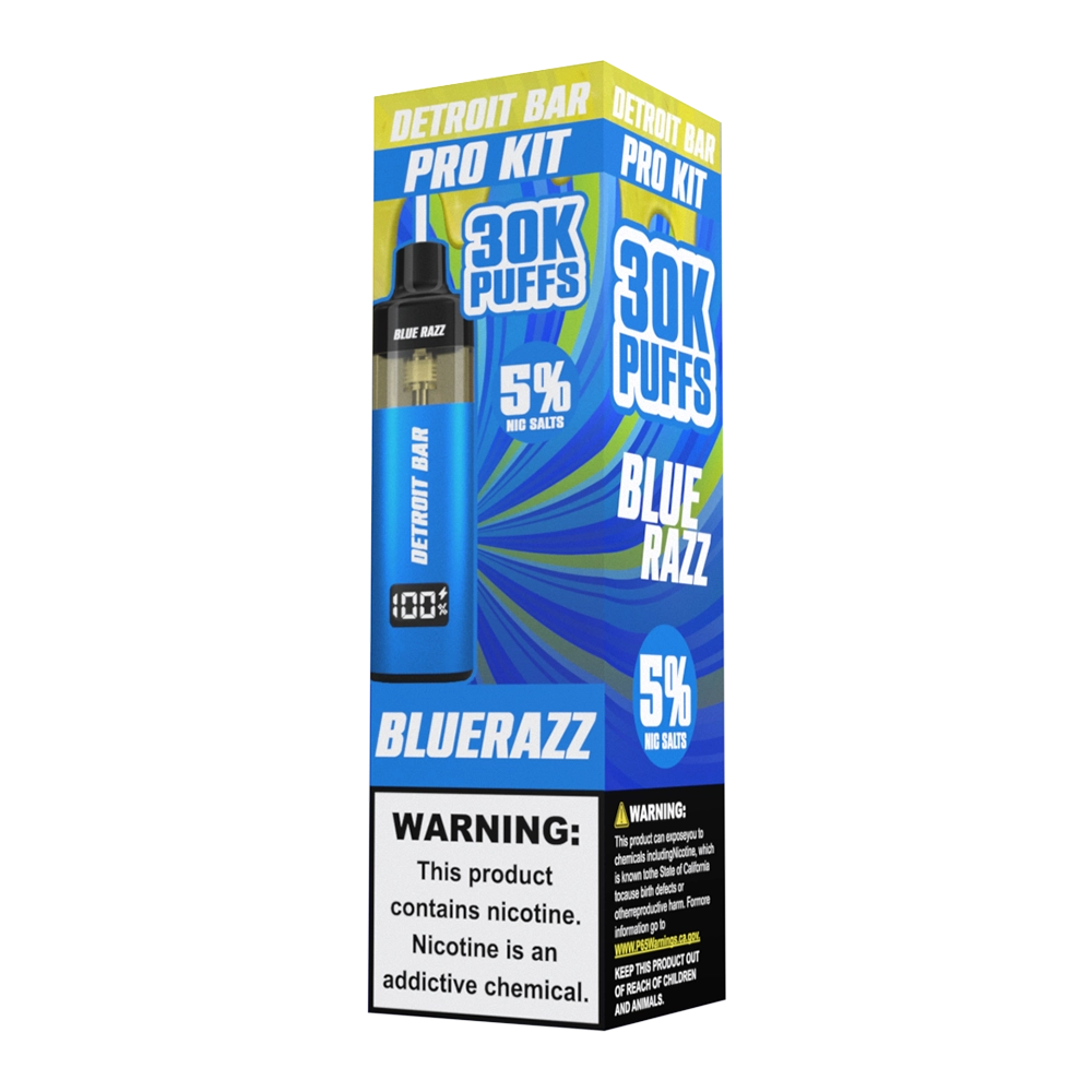 Blue Razz - Detroit Bar Pro Kit 30K Puffs