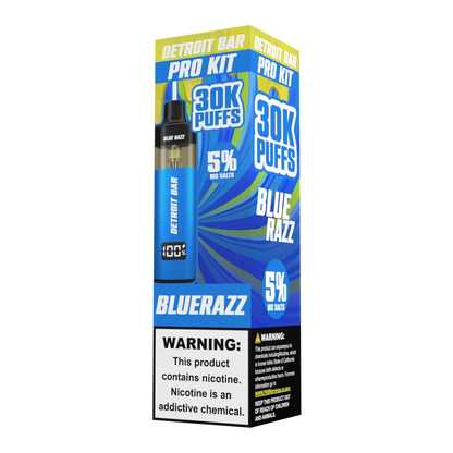 Blue Razz - Detroit Bar Pro Kit 30K Puffs