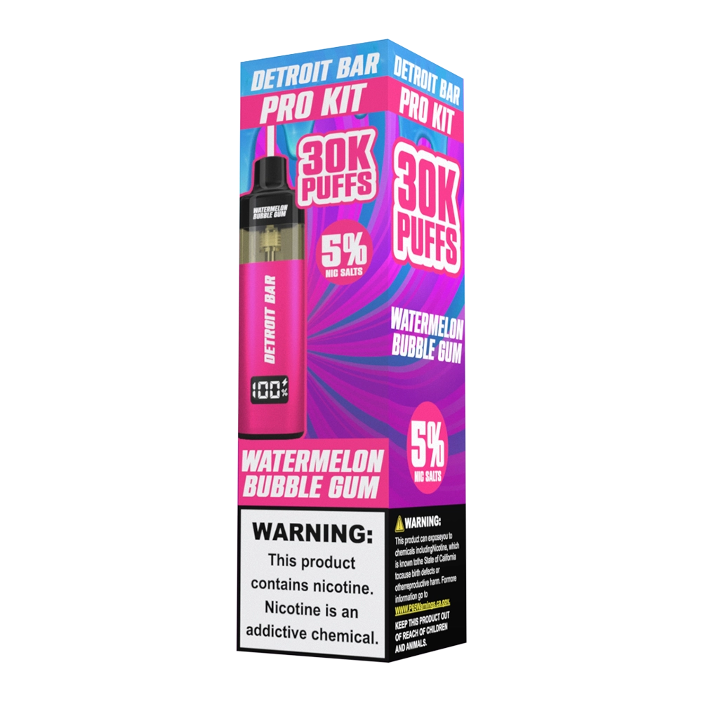 Watermelon Bubble Gum - Detroit Bar Pro Kit 30K Puffs